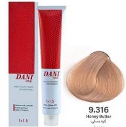 رنگ مو بدون آمونیاک کره عسلی 9/316دنی وان 100 میل